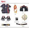 Impact Genshin Mavuika Pyro Archon Cosplay Costume Anime Game Role Party Play