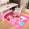 Rainbow Ruby Printed Absorbent Washable Carpet, Non-Slip Bathroom Mats, Kitchen Rugs, Yoga Mat,Living Room Entrance, Camping Picnic Rugs