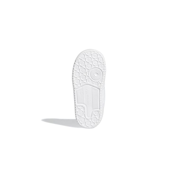 Adidas Originals Forum Iridescent Velcro Thick Sole Comfortable Versatile Casual Low Top Skate Shoes Baby Sneaker White Blue GZ8847