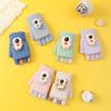 Xuehuaxiu Children's Gloves Cute Cartoon Astronaut Half Finger Flip Student Warm Knitted Gloves Wholesale