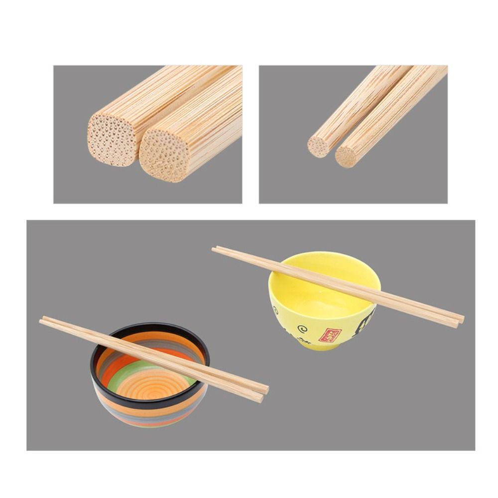 1 Paar Wachsfreie Bambus-Essstäbchen 24/27/30/32cm Anti-Rutsch-Essstäbchen Hotpot-Essstäbchen Zuhause