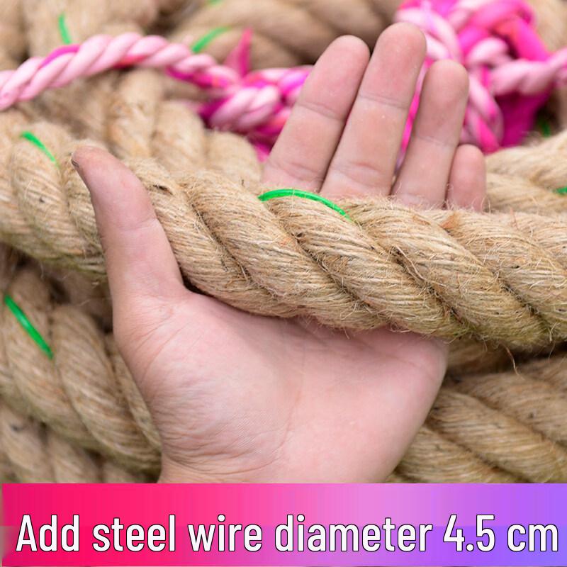 Heavy-Duty Tug-of-War & Climbing Training Rope with Steel Core