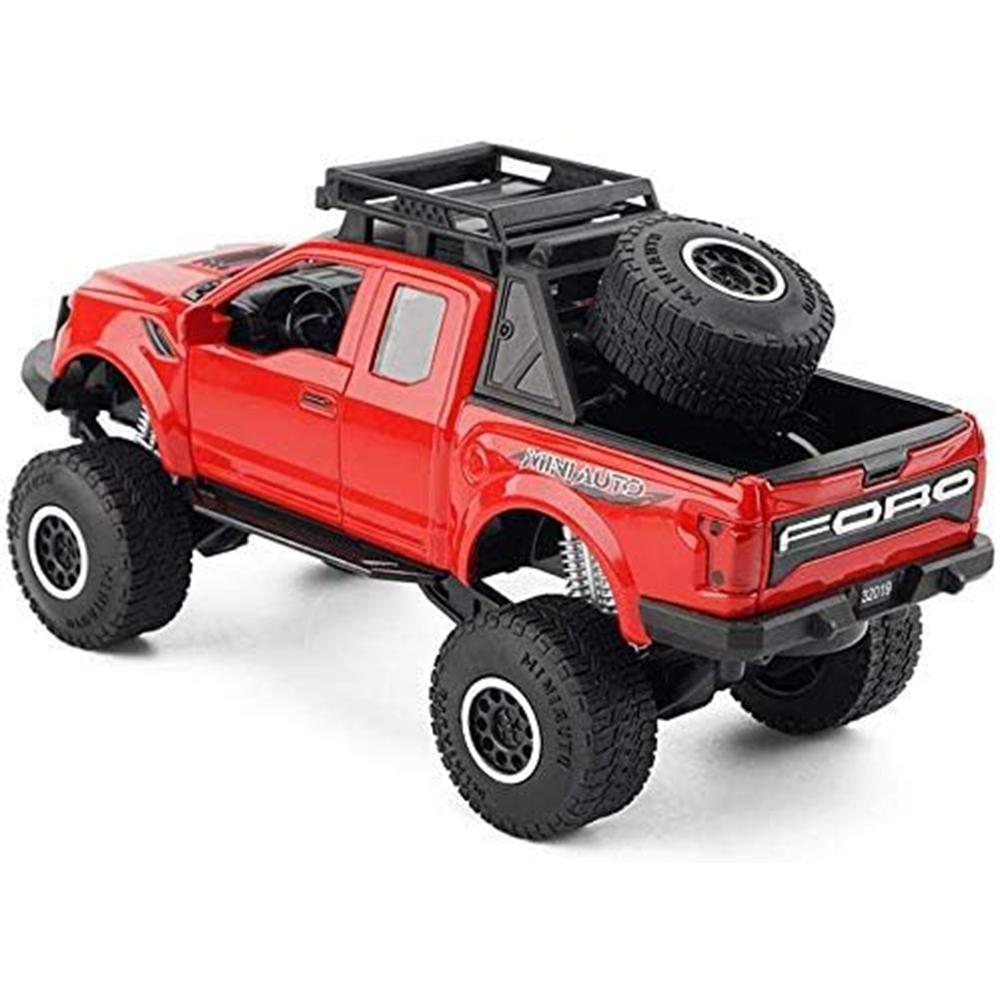 1/32 Scale Toy Pickup Truck for Boys - Ford F150 Toy Trucks Die-Cast Model Cars with Sound and Light, Toy Cars for 3+ Year Old Boys Girls