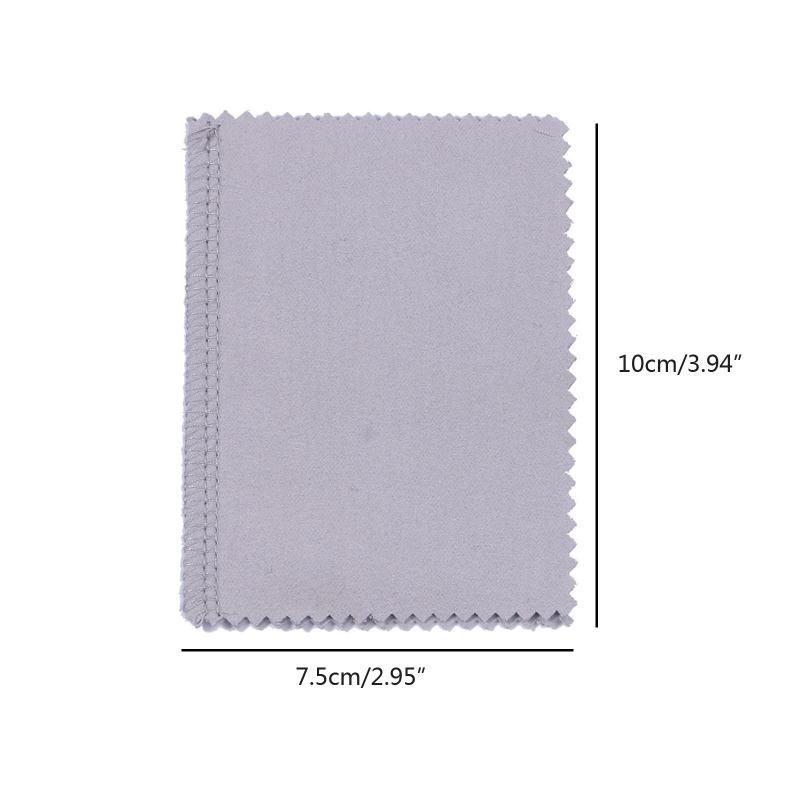 Double-sided Velvet Rubbing Silver Cloth Gold Silver Jewelry Bag Hardware Cleaning Cloth Lock Edge Rubbing Cloth