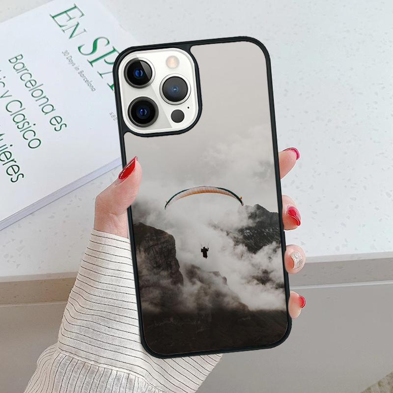 Paragliding Sport Phone Case Cover For iPhone 17 Air 15 16 16e 14 13 Pro Max Fundas 12 11 Pro Max PLUS 7PLUS Mobile