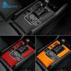 Oberer Wildleder-Zieraufkleber für Mazda 3 Axela BP      2024 2025 Auto Automatikschaltpanel mit Sportknopf