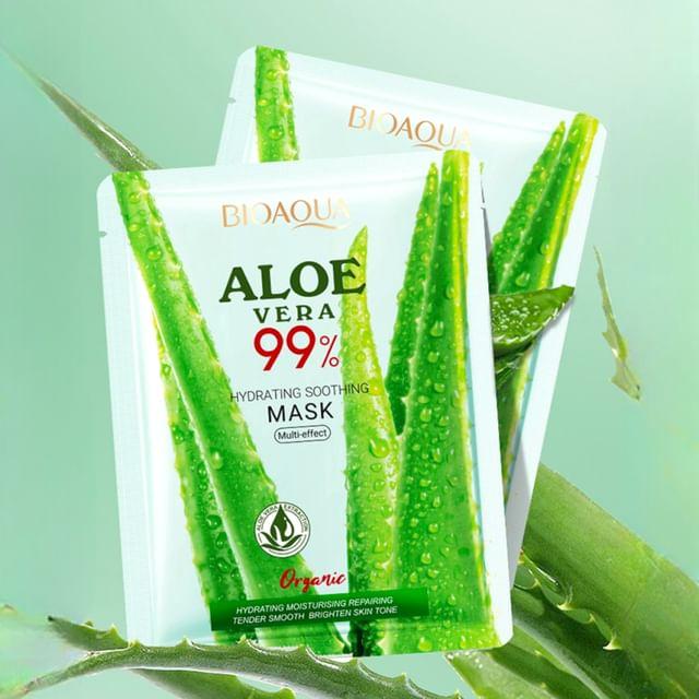 BIOAQUA - Aloe Vera Moisturizing Soothing Facial Mask #Mask