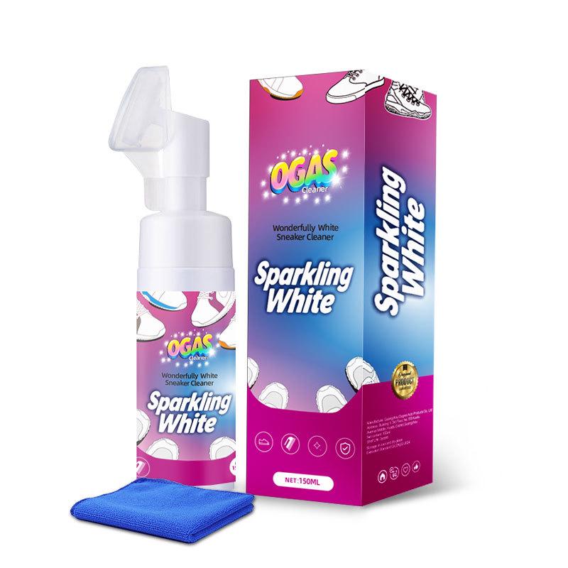 White Shoe Cleaner - Waterless Multi-Functional Whitening Foam & Stain Remover