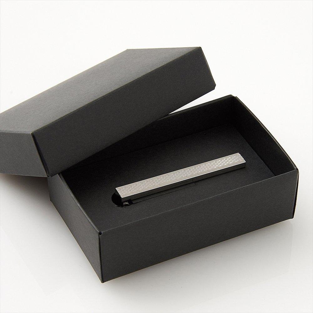 Ozie Tie Tie Tie Made In Silver Bar, Clip, Pin, Men's Accessory, Japan,