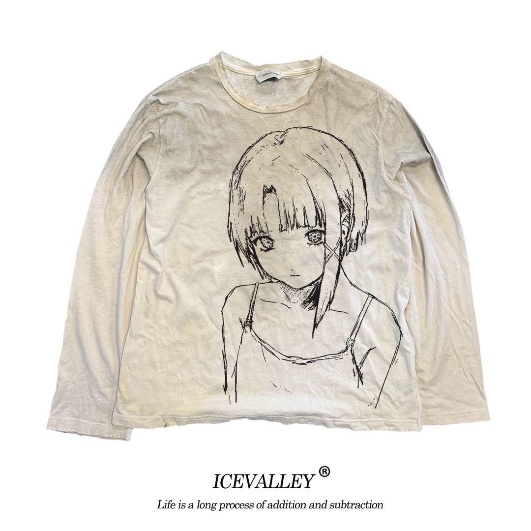 

[USED] Serial Experiments Rain anime T-shirt y2k