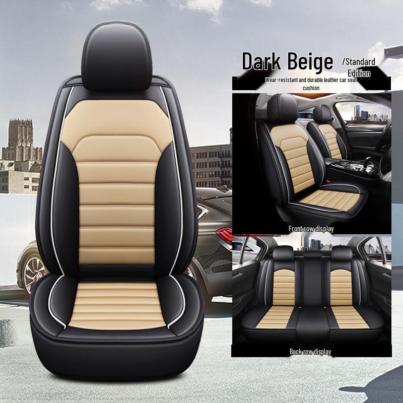 Full Surround Leather Car Seat Cover - Breathable, All-Season Comfort
