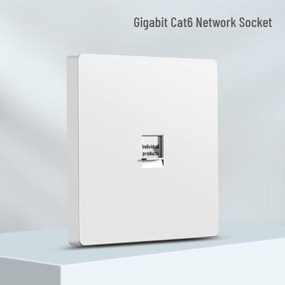 Xiwaxike 86-Type Cat6 Single Port Network Wall Plate