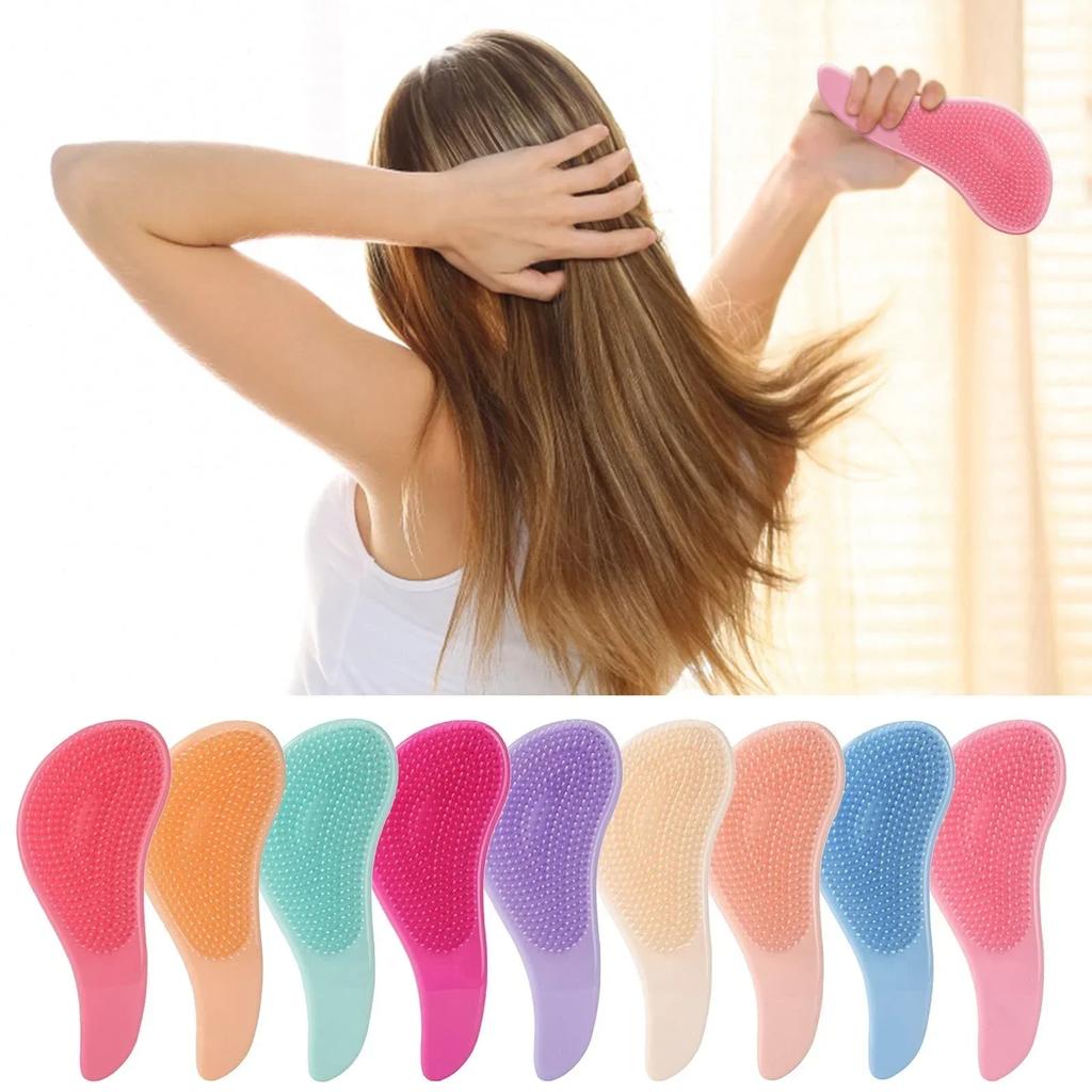 Magic Detangle Comb Anti-static Massage Candy Color Hair Brushes Tangle Shower Massage Hairbrush Combs Salon Hair Accessories