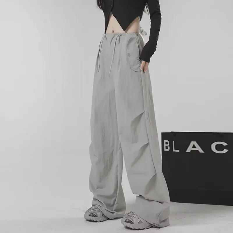 Women's American-Style Quick-Dry High-Waist Wide-Leg Summer Overalls 2024