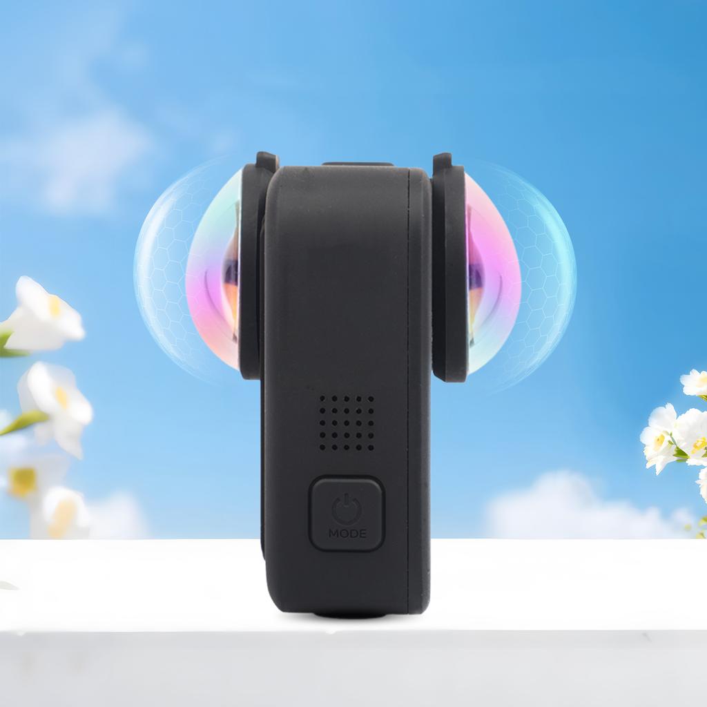 For GoPro MAX 2 Optical Glass Lens Protector Anti-Collision Action Camera Lens Cover Anti-Scratch Lens Cap Camera Accessories