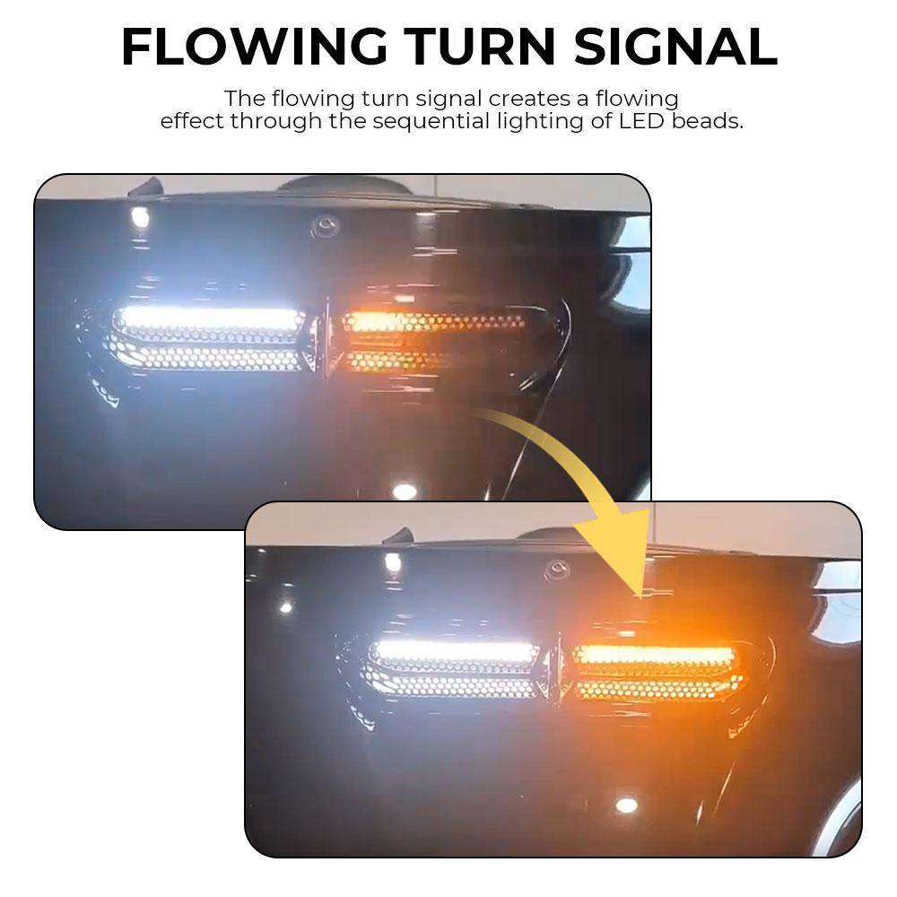 1 PCS LED Vent Trim Turn Light Motorcycle For Harley Touring Electra Glide Ultra Limited Low FLHTKL 2015 2016 2017 2018 2019