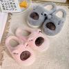 New Cartoon Kapibara Warm and Wear-resistant EVA Large White Bottom Cotton Slippers Soft Home