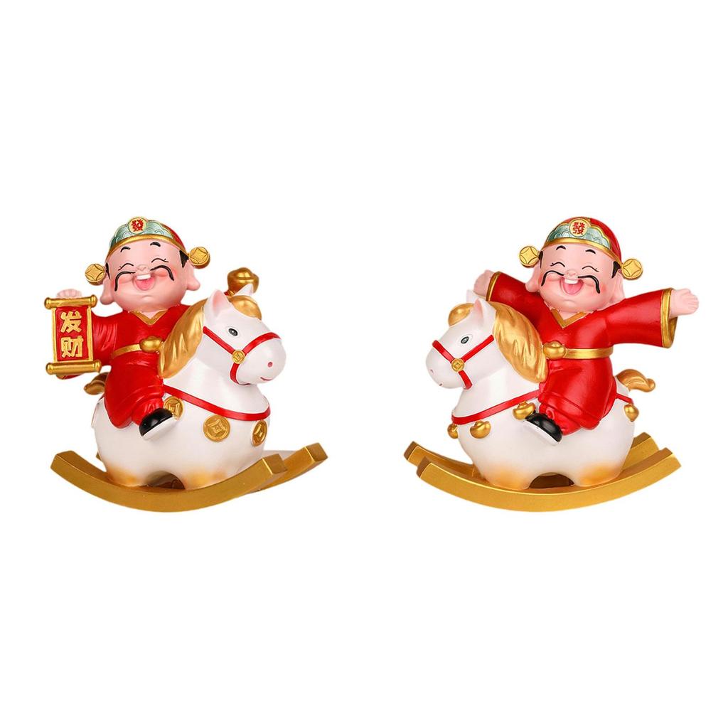 Horse Figurine Mini Resin Horse Statue Stable Miniature Unique Gifts Resin Ornaments Table Sculpture for Living Room Office