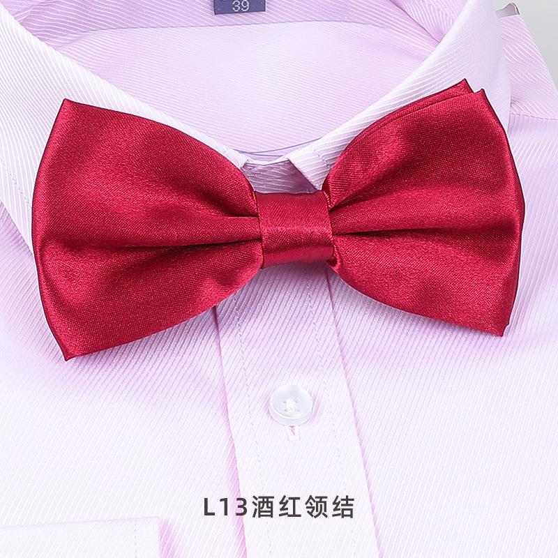 Bow Tie Wedding Male, Korean Groom Wedding Best Man Men British Bow Tie Burgundy Bow Red Bow Tie