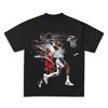 Lebron James Camiseta Vintage Boxy Pasada Baloncesto Camiseta de Baloncesto Streetwear Y2K