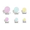 20-500pcs Jelly Color Acrylic Beads Mixed Round Loose Spacer Beads For Jewelry Making DIY Bracelet Necklace Earrings Accessories