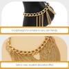 Metal Chain Punk High Heels Anklet Long Tassel Multilayer Anklet Chains  High Heel Shoes