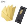 Utility Knifes Replacement Blades,  Spare Blade Pack with Utility Knife Included(10 Pack)