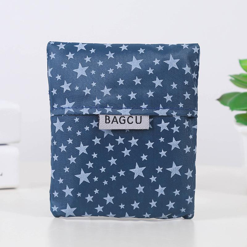 Miljøvennlig Sammenleggbar Shopping- og Oppbevaringspose med Stor Kapasitet - Kreativ Bærbar Trykt Håndveske