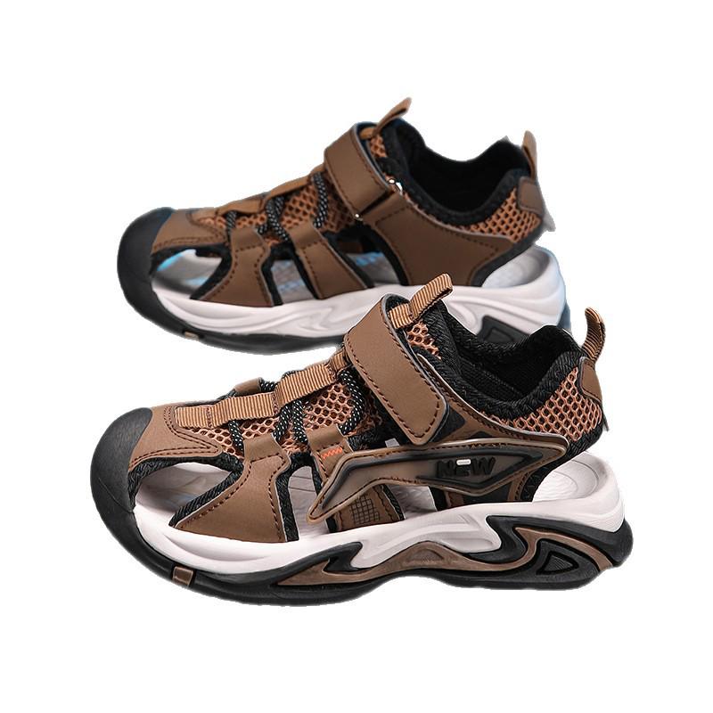 Boys' Lightweight Closed-Toe Water-Resistant Sandals - Non-Slip Outdoor Sports Beach Shoes (2026 Summer Style)