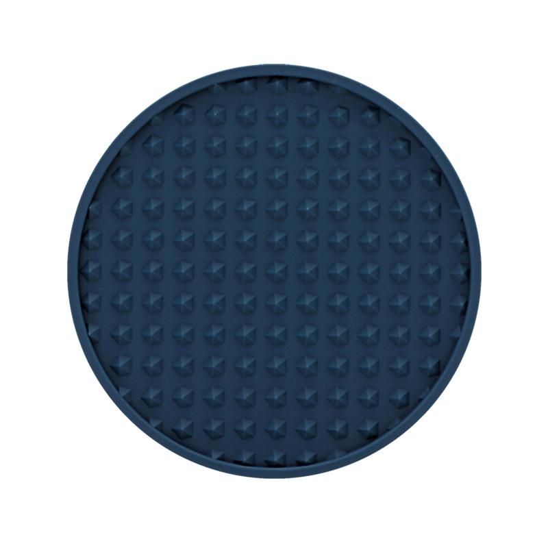 Thickened Round Silicone Marble Coaster - Heat-Resistant, Non-Slip, Food-Grade Anti-Scald Mat for Cups