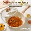 DONNOR Ceramic Cookware Sets Pots and Pans Set Nonstick  Induction Cookware Kitchen Cooking Set with Frying Pans Set