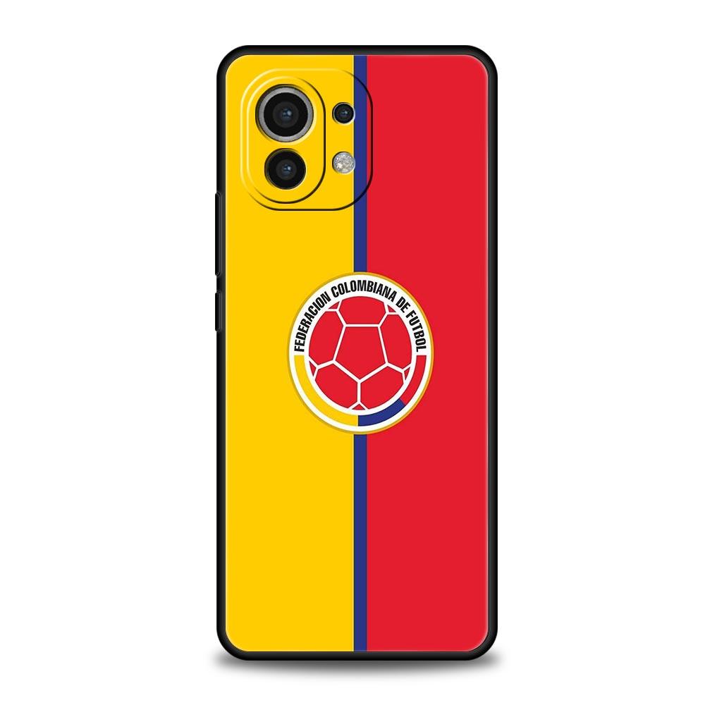Colombia Flag Phone Case For Xiaomi Poco X3 NFC M3 M4 F4 X4 Pro 5G F3 GT Mi 12 11T 10 9T 10T Lite 11 Ultra Silicon Black Cover