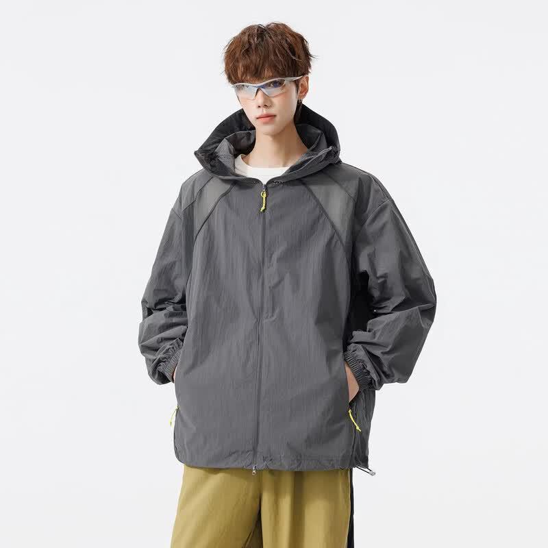 PLAYBOY Men's UPF100+ Ice Silk Sun Protection Jacket