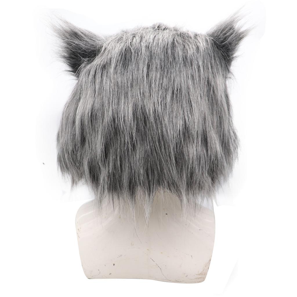 Mask Pig Head Mouth Latex Mask Ball Party Plush Pig Head Cover Halloween Festival Biology Japanese Anime Performance Cosplay