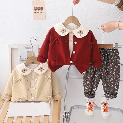 Kids Casual Long-Sleeve Set, Comfortable Daily Wear Outfits