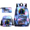 Poppyplaytime Mostro Salsiccia Stampa Zaino Scolastico Astuccio a Tre Pezzi Borsa a Tracolla Zaino