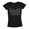 26 Women's T-Shirt Black PERIODIC SYSTEM Chemistry Physics University Abi Top Breaking Bad Geek- Unisex T-Shirt