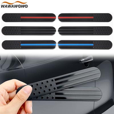 1 Pair USA American Metal Flag Car Fender Emblems 3D Metal Sticker Automobile Badge Decal Universal for Car SUV Truck Motorcycle
