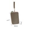 Fashion Multifunction Rectangular Wallet Space Saving Waterproof Storage Bag Silicone Coin Purse Women