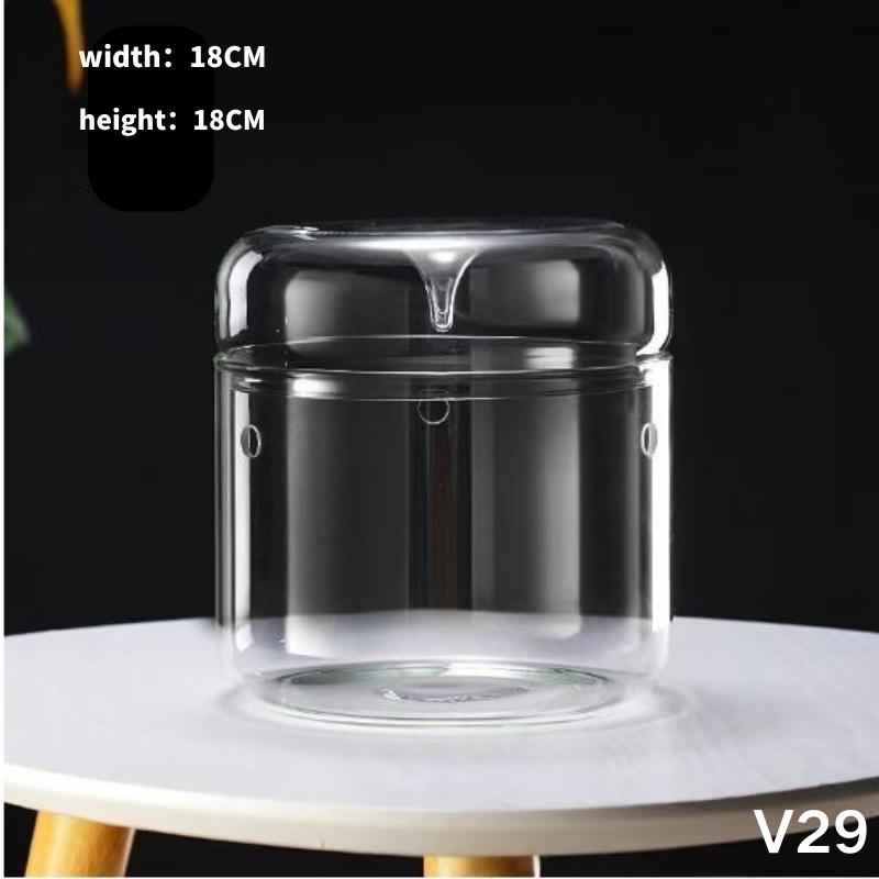 Mikro-Landschaft Glasflaschen Kreativität Tausammlung Glasvase Sukkulente Moos Landschaft Glas-Terrarium Heimdeko