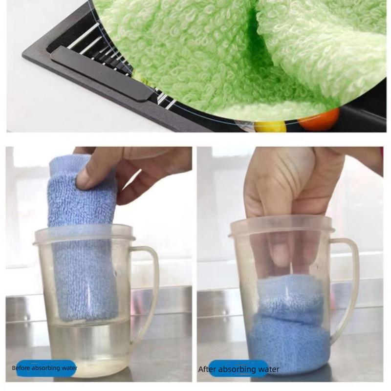 Hadřík na nádobí Hadřík na nádobí z dřevěných vláken Nepřilnavý hadr na nádobí Hadr pro domácnost Kuchyň Speciální absorbční látka Snadno se čistí