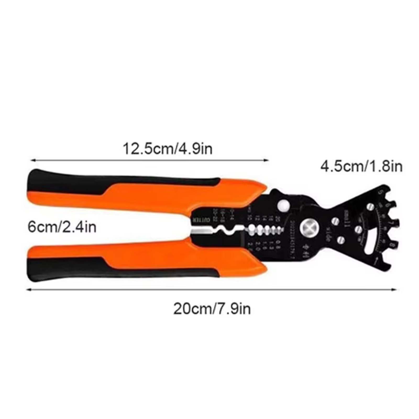 Multifunctional Wire Stripping Pliers, Industrial Grade Electrician Special Wire Bending Crimping Wire Peeling Cutting Pliers China Mainland