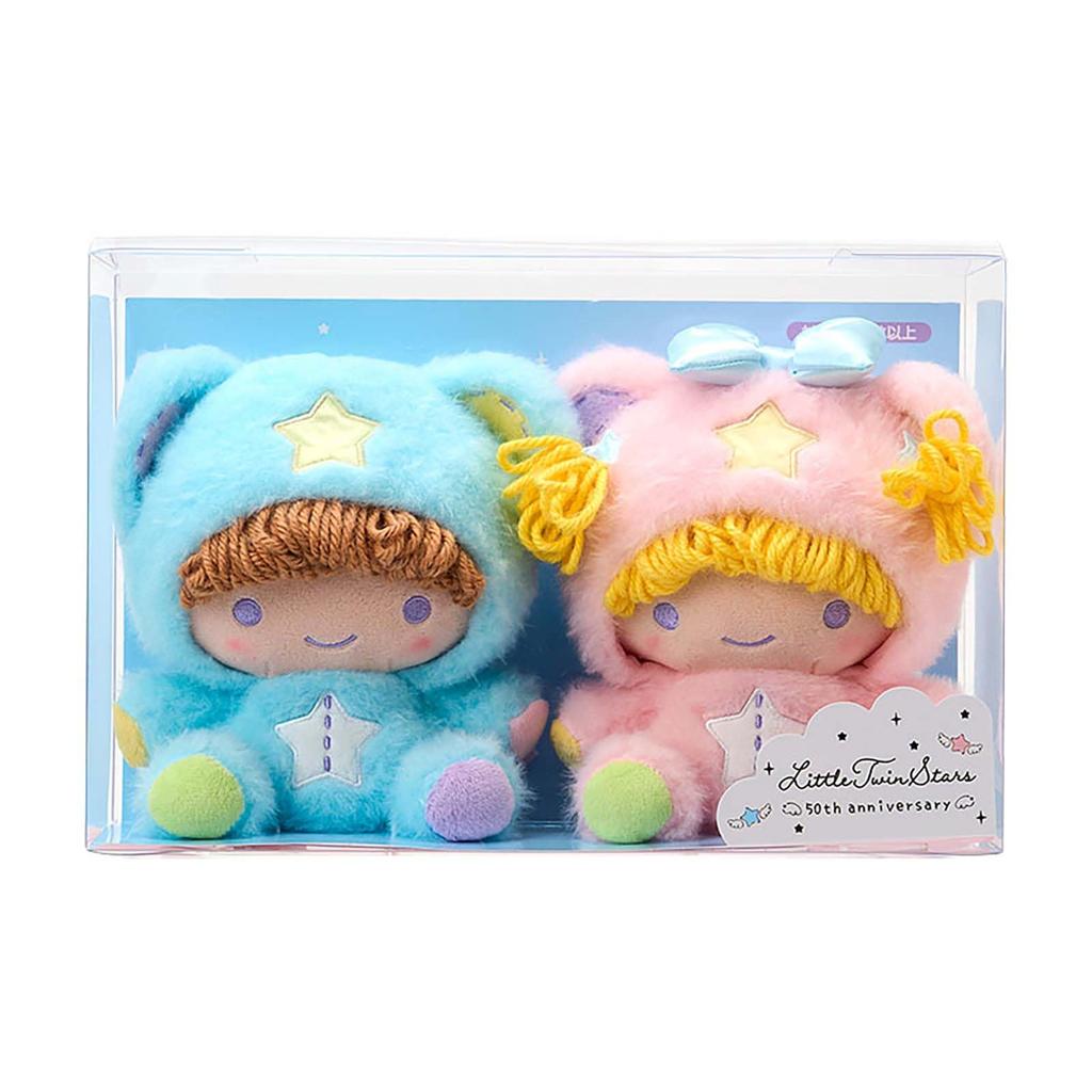 Sanrio Little Twin Stars Plüschtier Set Sky 326542 (Sternenengel)