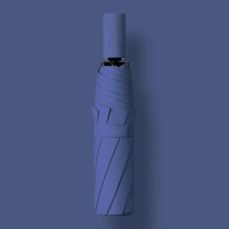Auto Open Close Umbrella Compact Fold Sun Rain Proof UV Protection Premium Travel Umbrella