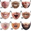 Outdoor Face Mask Unisex Adult Mouth Mask Dustproof Protective Reusable 3D Face Masks Party Masks