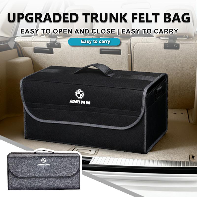 BBKB9 Universal Car Trunk Storage Box Portable Travel Organizer Bag For BMW M 1 3 4 5 6 7 Series X1 X3 X4 X5 G20 G38 F48 E36 E39