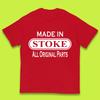 Made In Stoke All Original Parts Vintage Retro Birthday City In Staffordshire, England Kids T Shirt