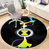 1PC Ben10 Office Round Rug, Non-slip, Soft and Durable Office Rug for Interior Decoration, Perfect for Office yy250915110
