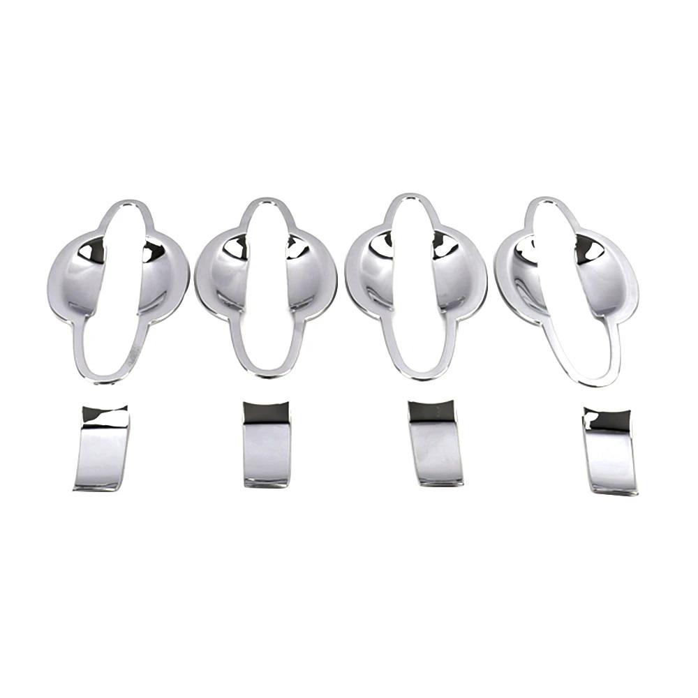 For Kia Sportage R 2011-2015 Chrome Door Handle Cover Door Bowl Cover Frame Moulding Trim ABS Protection Sticker