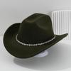Rhinestone-Embellished Western Cowboy Hats for Men & Women, Bridal & Honeymoon Sun Hats